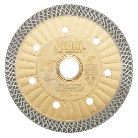 PEARL P5 Thin Mesh Turbo Blade 4 in. 5/8 in.-20mm-7/8 in. Arbor DIA04TTS